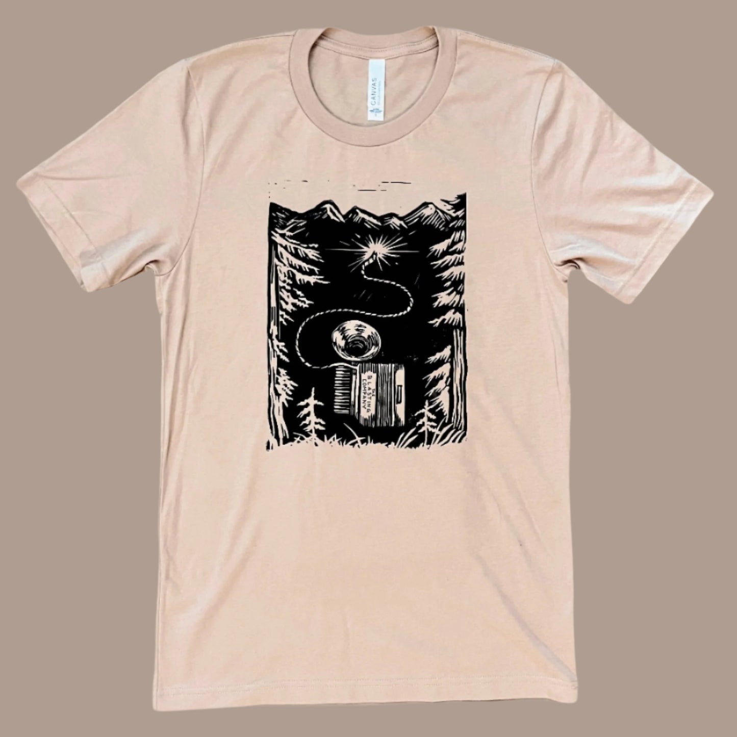Blasting Company Alpine Forest T-Shirt (Sand)